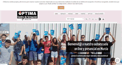Desktop Screenshot of optimaformacion.com